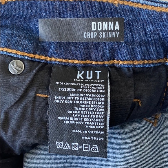 🔥SALE $15🔥 KUT from the Kloth 🆕 NWT Crop Skinny - Picture 13 of 13